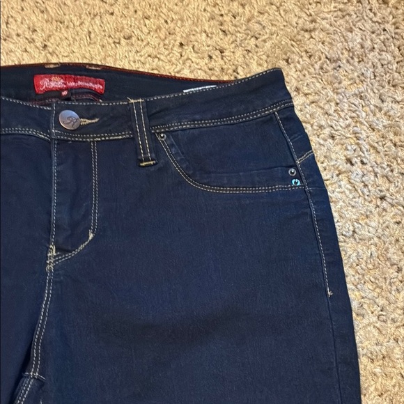 Royalty For Me Blue Skinny Jeans Stretchy Denim - Picture 5 of 14